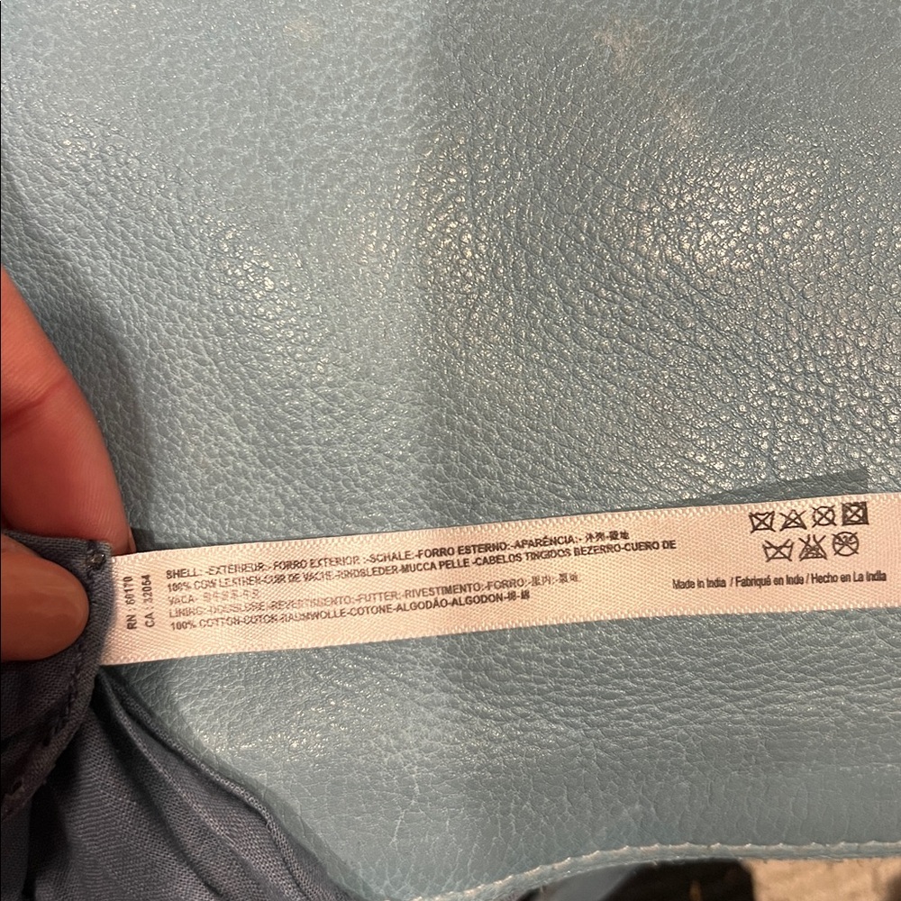 Free People blue Wade Leather Sling Purse - Picture 5 of 5